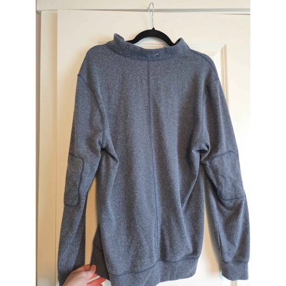 Greg Norman blue soft fleece quarter zip medium - Picture 4 of 5